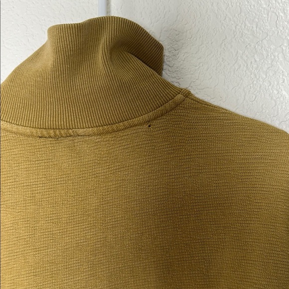 Mono B Women's Tan Quarter-Zip Top - Picture 3 of 7